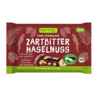 Čokoláda hořká s lískovými oříšky 100 g BIO   RAPUNZEL