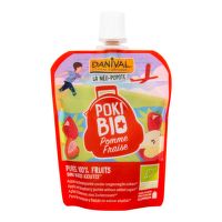 Pyré jablečno-jahodové POKI 90 g BIO   DANIVAL