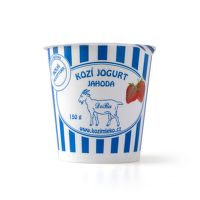 Jogurt kozí jahoda 150 g   BIOFARMA DORA