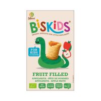 Sušenky celozrnné měkké dětské s jablečným pyré bez přidaného cukru 36M+ 120 g BIO   BISKIDS