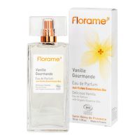 Parfémová voda přírodní VANILLE GOURMANDE — lahodná vanilka 50 ml BIO   FLORAME