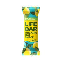 Tyčinka Lifebar Oat snack citronový 40 g BIO  LIFEFOOD