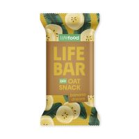 Tyčinka Lifebar Oat snack banánový 40 g BIO   LIFEFOOD 