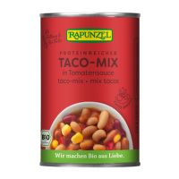 Směs fazolí sterilovaná Taco-Mix 400 g BIO   RAPUNZEL