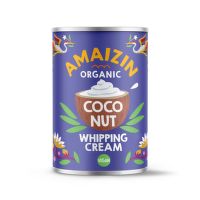 Krém kokosový ke šlehání 30 % tuku 400 ml BIO   AMAIZIN