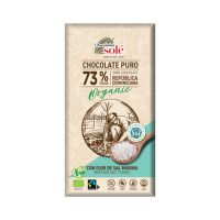 Čokoláda hořká s mořskou solí 100 g BIO   SOLÉ