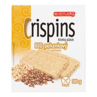 Chlebíček pohankový s quinoou bezlepkový 100 g BIO   EXTRUDO