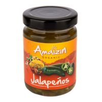 Papričky Jalapenos sterilované 150 g BIO   AMAIZIN