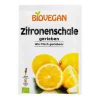 Citronová kůra strouhaná 9 g BIO   BIOVEGAN