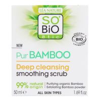 Peeling pleťový hluboce čisticí  — řada Pur BAMBOO 50 ml BIO   SO’BiO étic