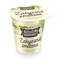 Smetana zakysaná 150 g BIO   BIO VAVŘINEC