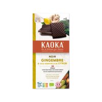 Čokoláda hořká citron se zázvorem 100 g BIO   KAOKA