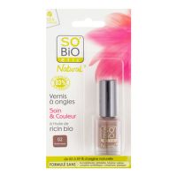 Lak na nehty 02 něžná hnědá 10 ml   SO’BiO étic