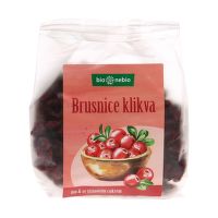 Klikva brusnice se třtinovým cukrem 200 g BIO   BIO NEBIO