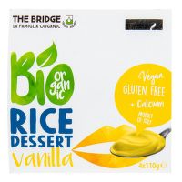 Dezert rýžový vanilka 4x110 g BIO   THE BRIDGE