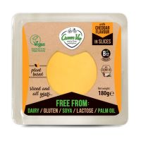 Plátky s příchutí cheddaru 180 g   GREENVIE