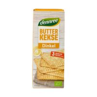 Sušenky máslové ze špaldové mouky 150 g BIO   DENNREE