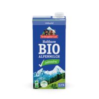 Mléko trvanlivé alpské plnotučné bez laktózy 1 l BIO   BGL
