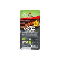 Klobása seitan s příchutí chorizo 130 g BIO   WHEATY