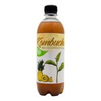 Kombucha z bílého čaje Ananas 500 ml BIO   STEVIKOM
