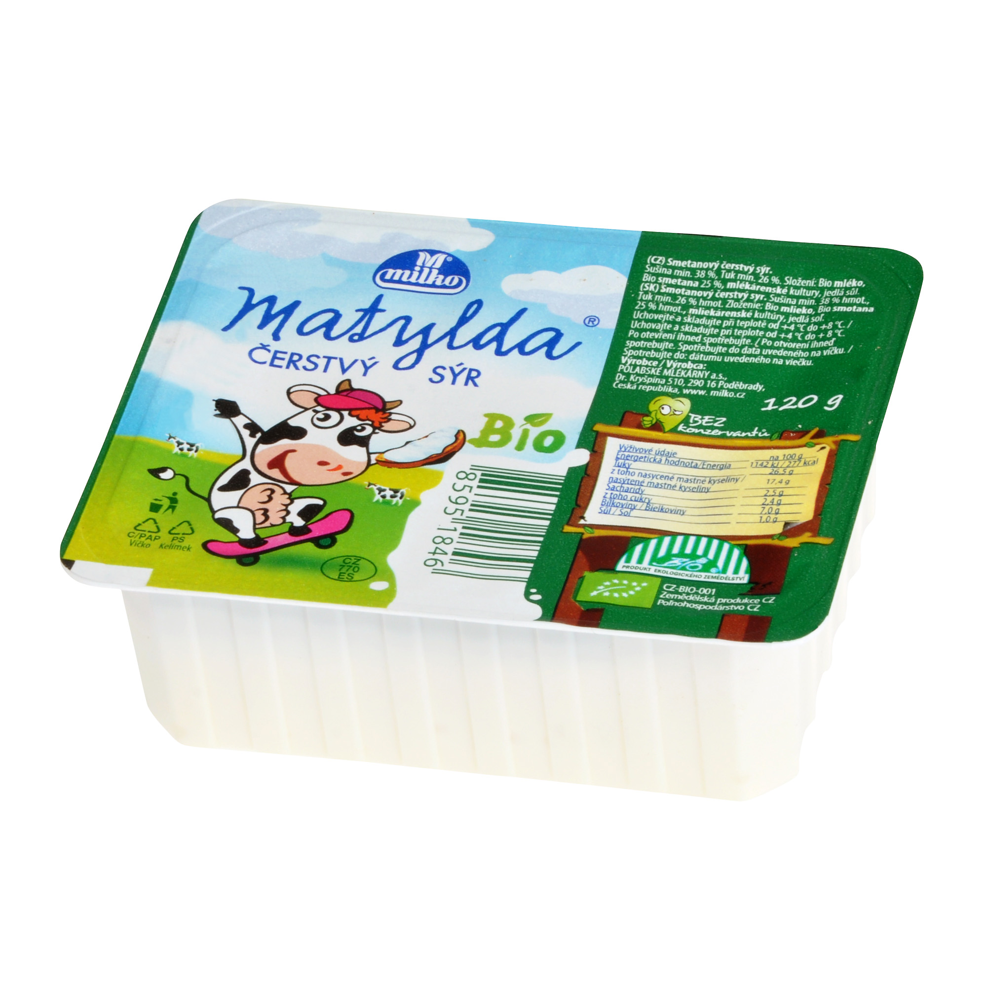Sýr smetanový Matylda 100g BIO