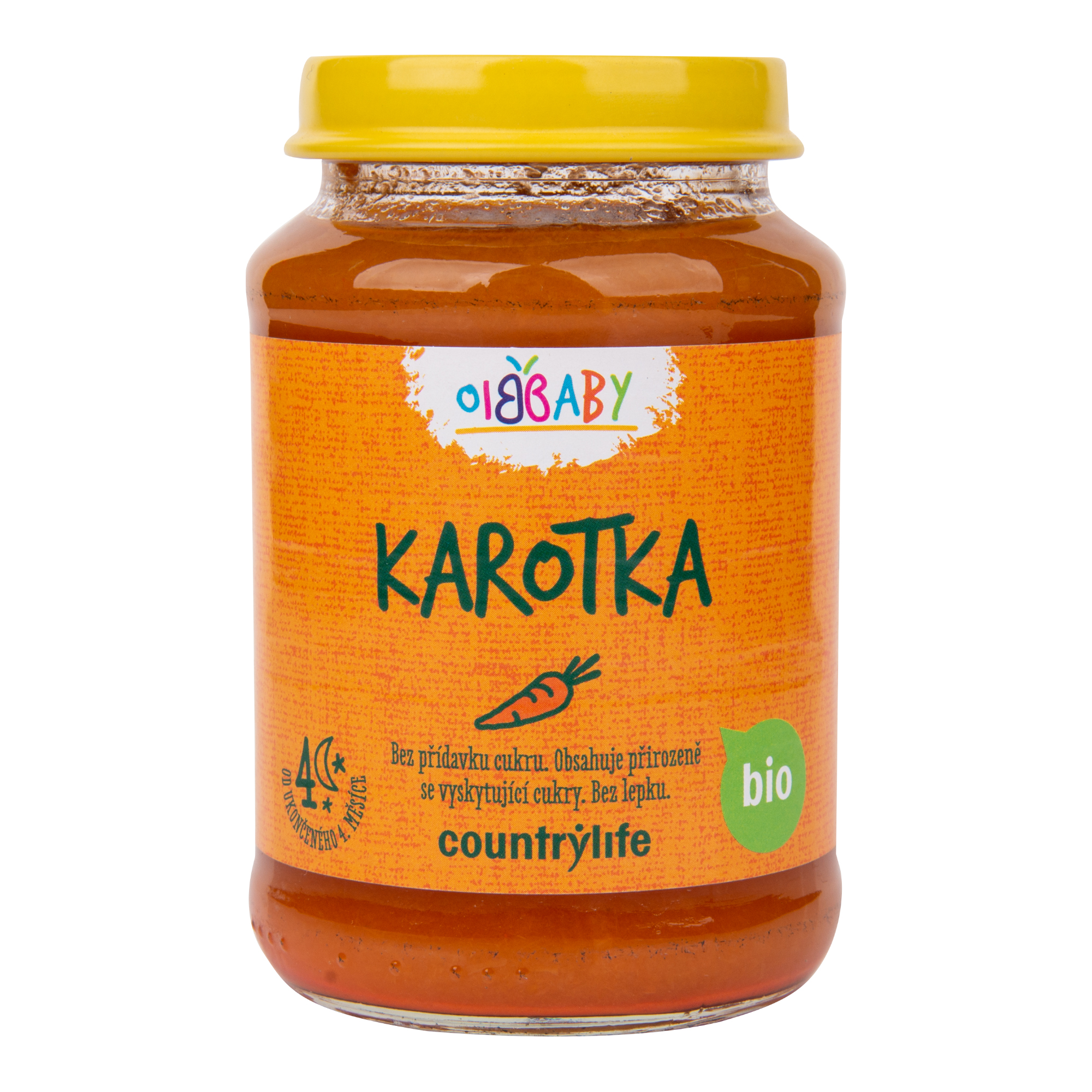 Příkrm mrkev BIO 190 g