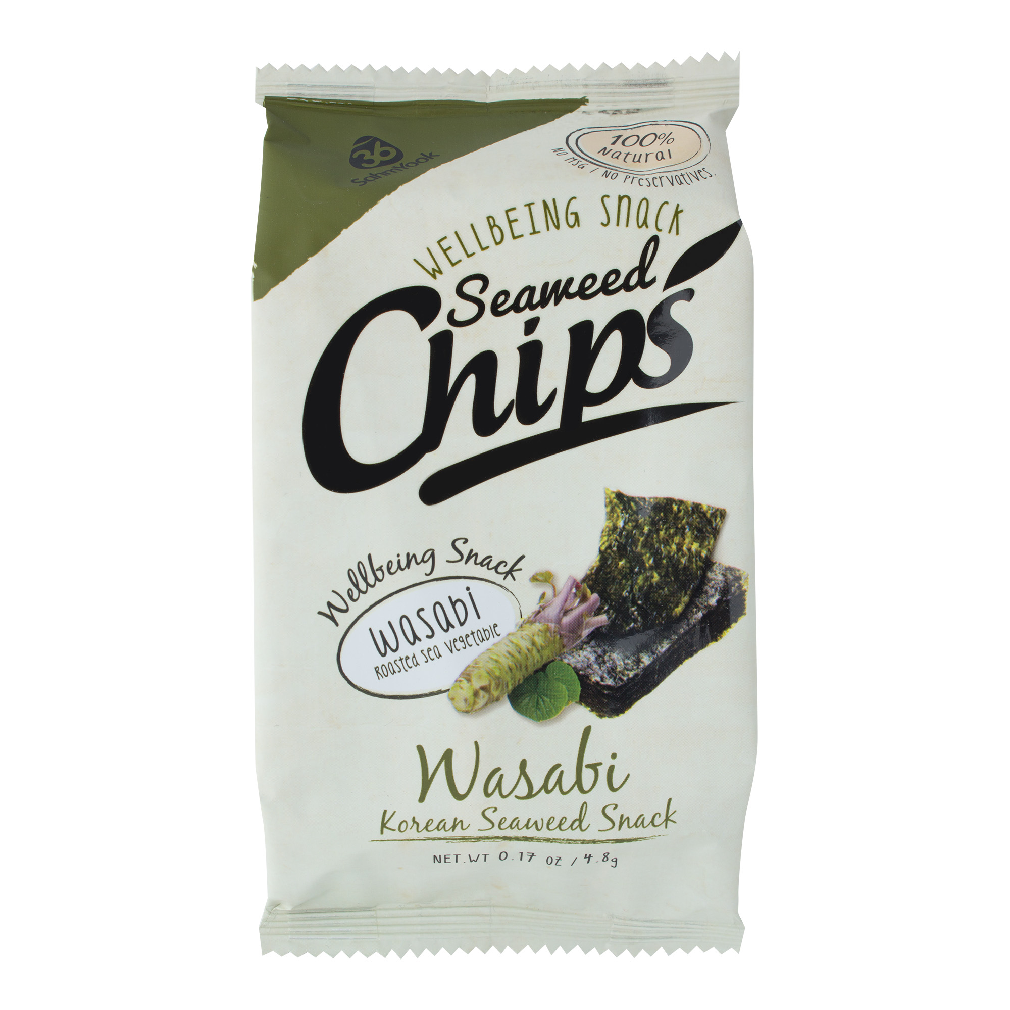 Řasy Nori pražené wasabi 4g