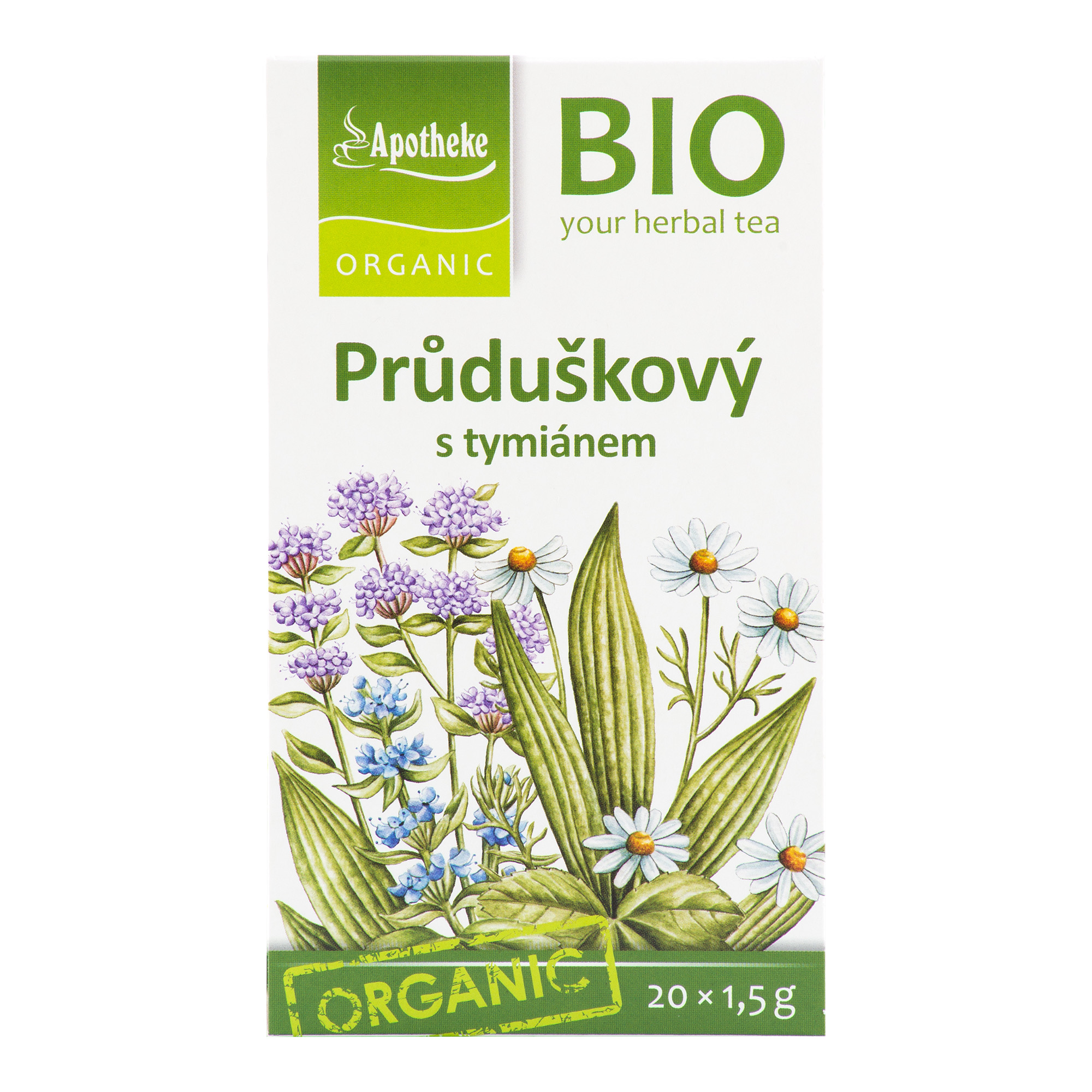 Průduškový čaj s tymiánem BIO 30 g