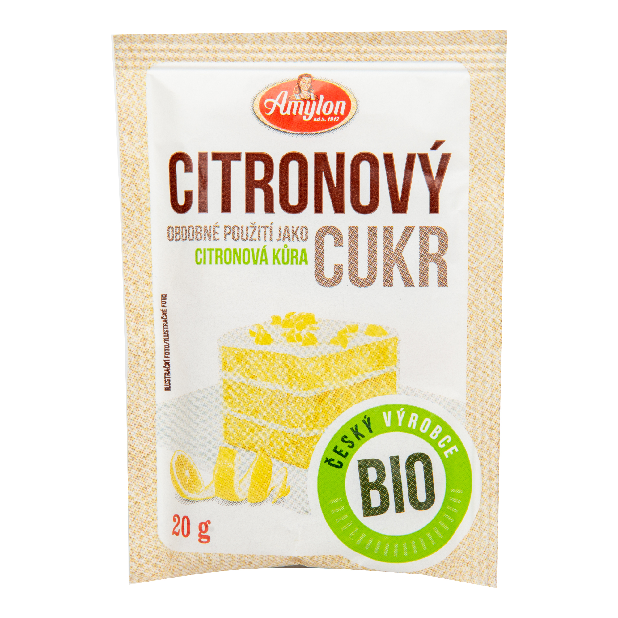Citronový cukr BIO 20 g