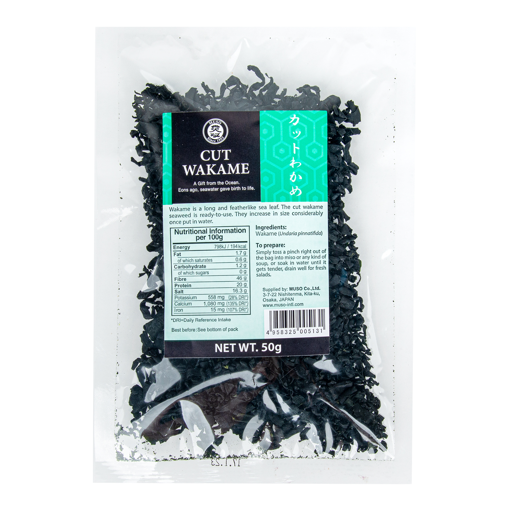 Řasy Wakame kousky 50g
