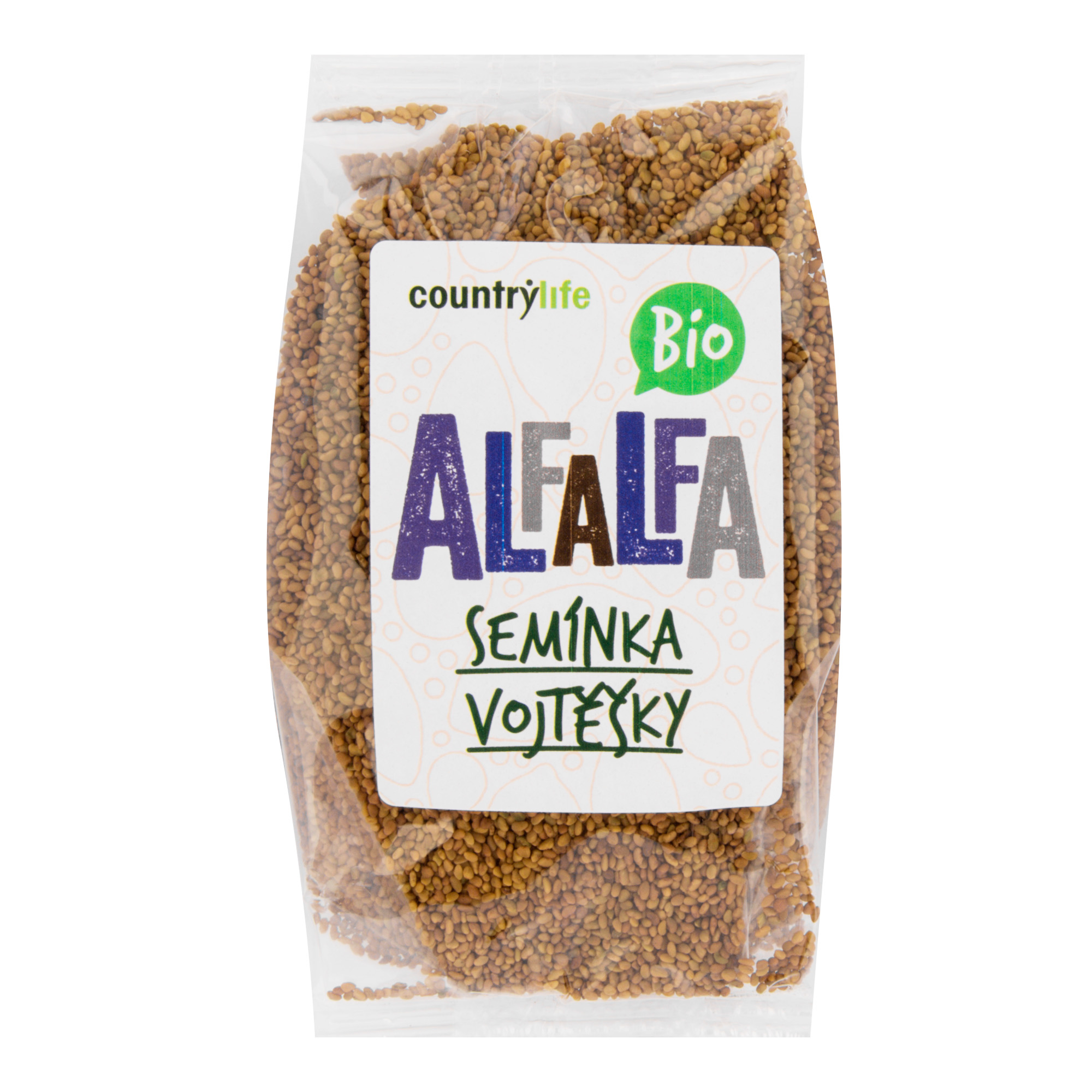 Alfalfa semínka vojtěšky BIO 125 g